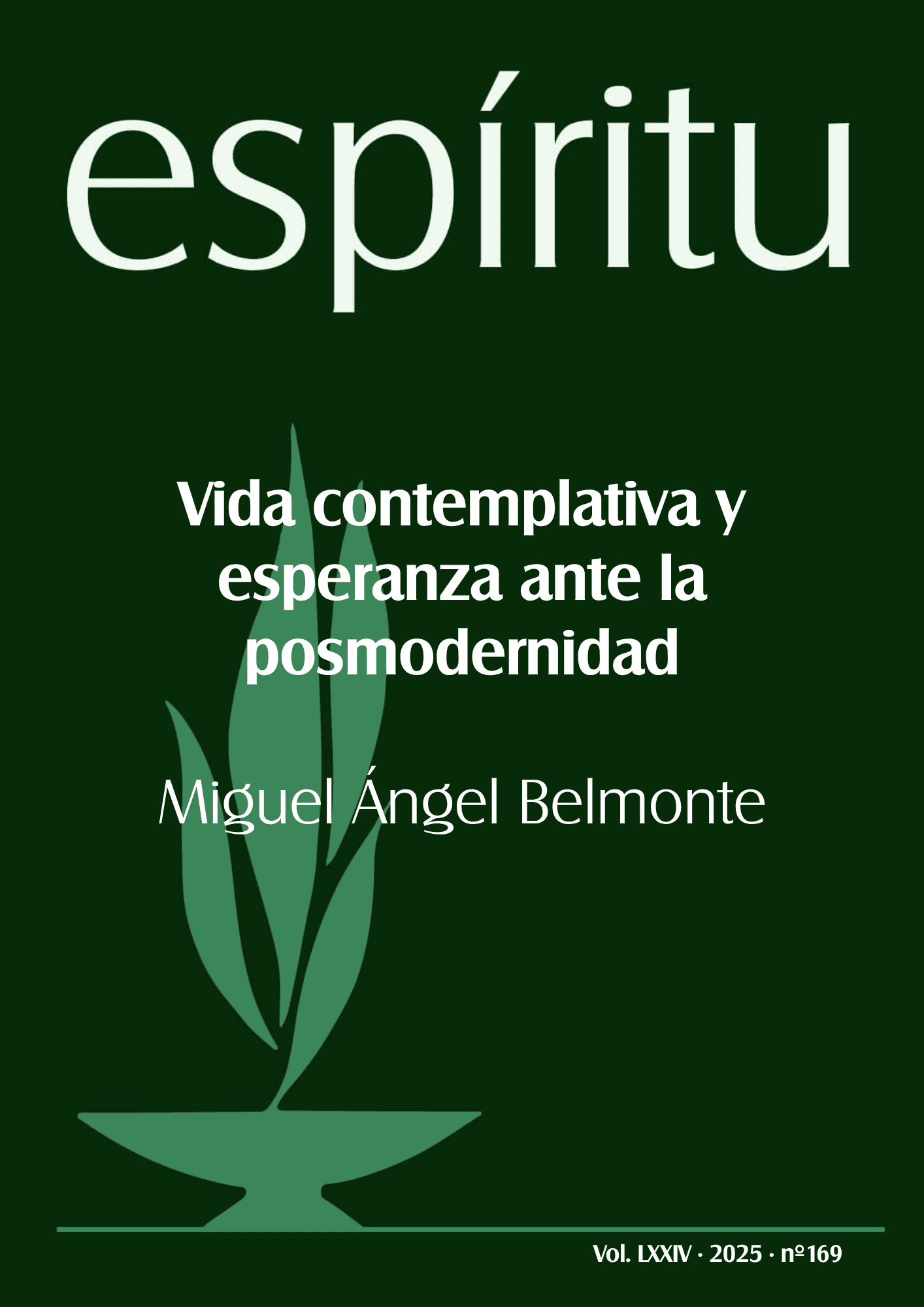 Vida contemplativa y esperanza ante la posmodernidad
