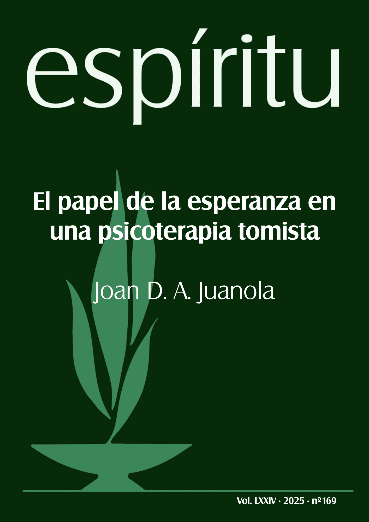 El papel de la esperanza en una psicoterapia tomista